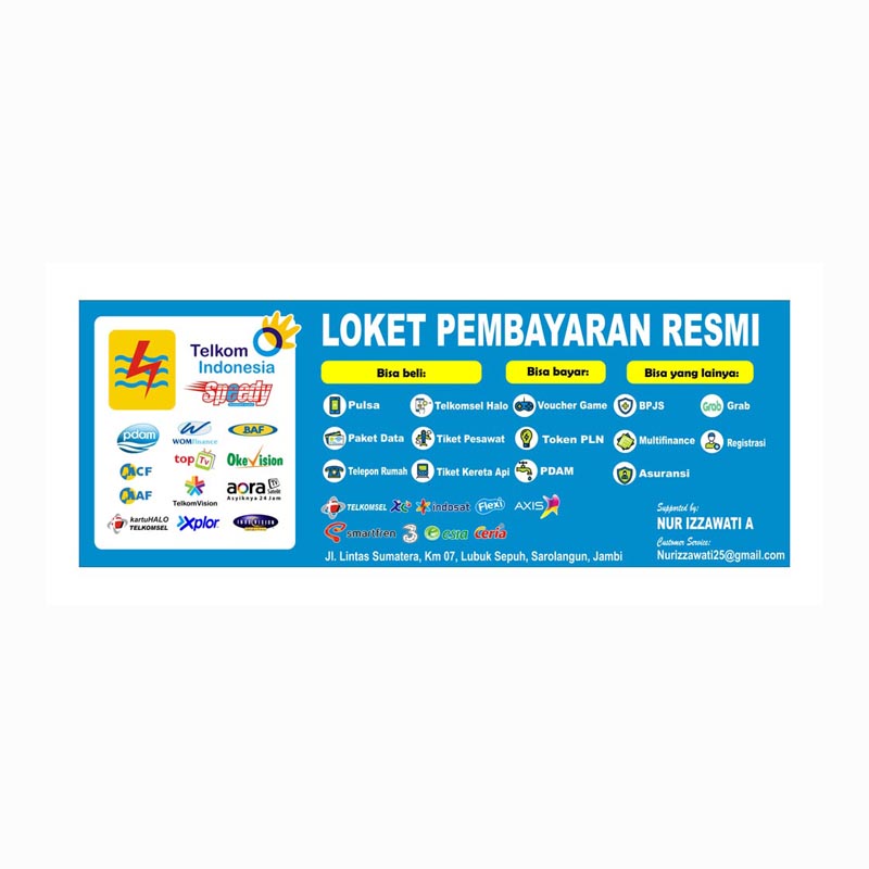 Cetak Spanduk Ppob Banner Ppob Bahan Promosi Ppob Ppob