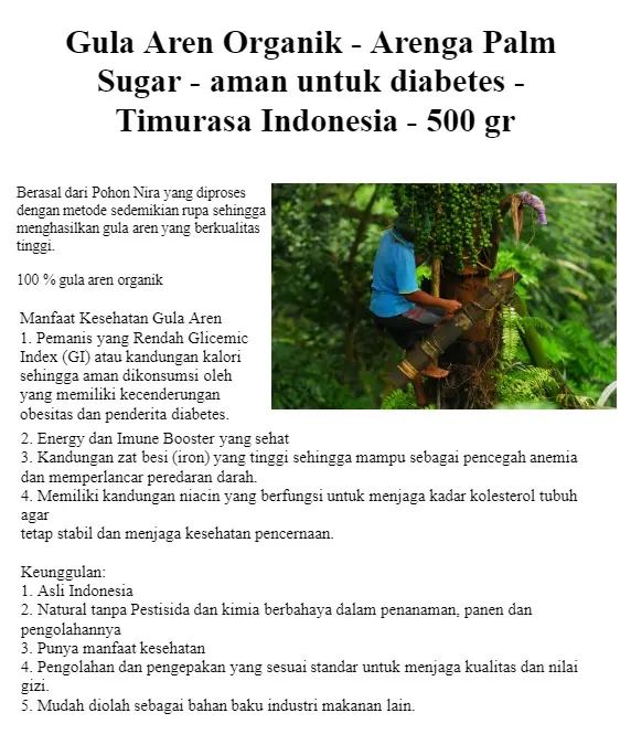 Manfaat Air Nira Untuk Diabetes