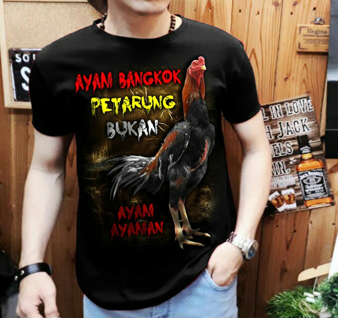 Promo Sale Ultah Style Mania Kaos T Shirt Pria Kaos Ayam Bkk Petarung
Bayar Ditempat