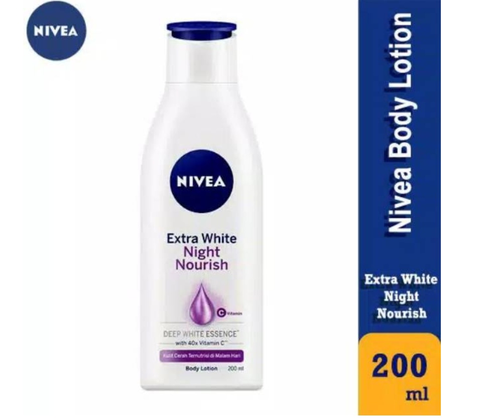 body serum nivea night nourish