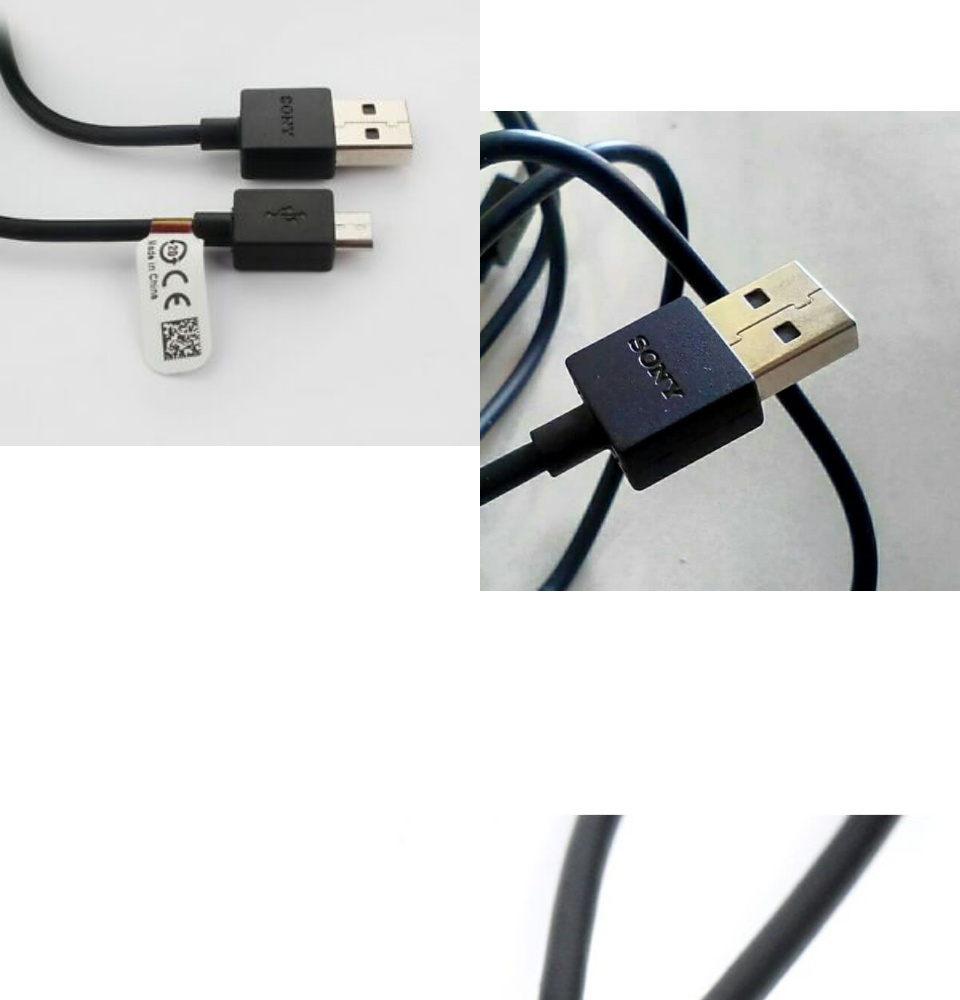Micro Cavo USB Keple Ricarica Rapida 2.4A Per Sony Xperia - Intrecciato In Nylon, 1 Metro, Nero, Compatibile Con Z3, Z5, XA, M5 E Altri