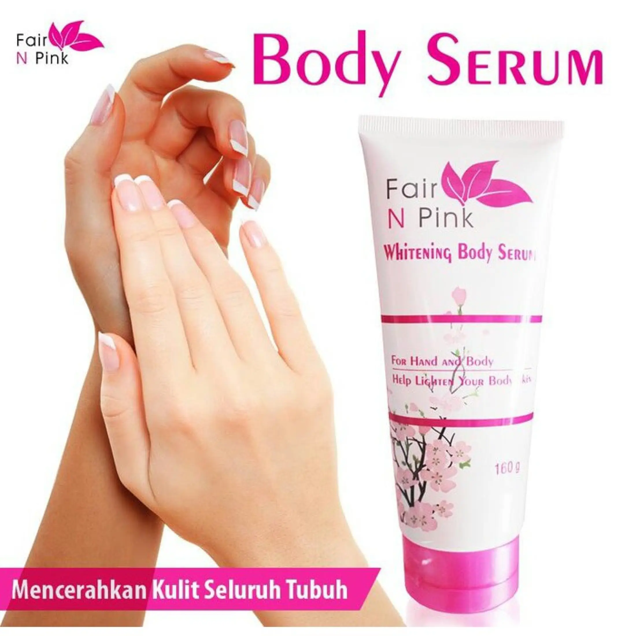Cod Fair N Pink Whitening Body Serum 160ml Original 100 Bpom Asli Ready Stock Lazada Indonesia