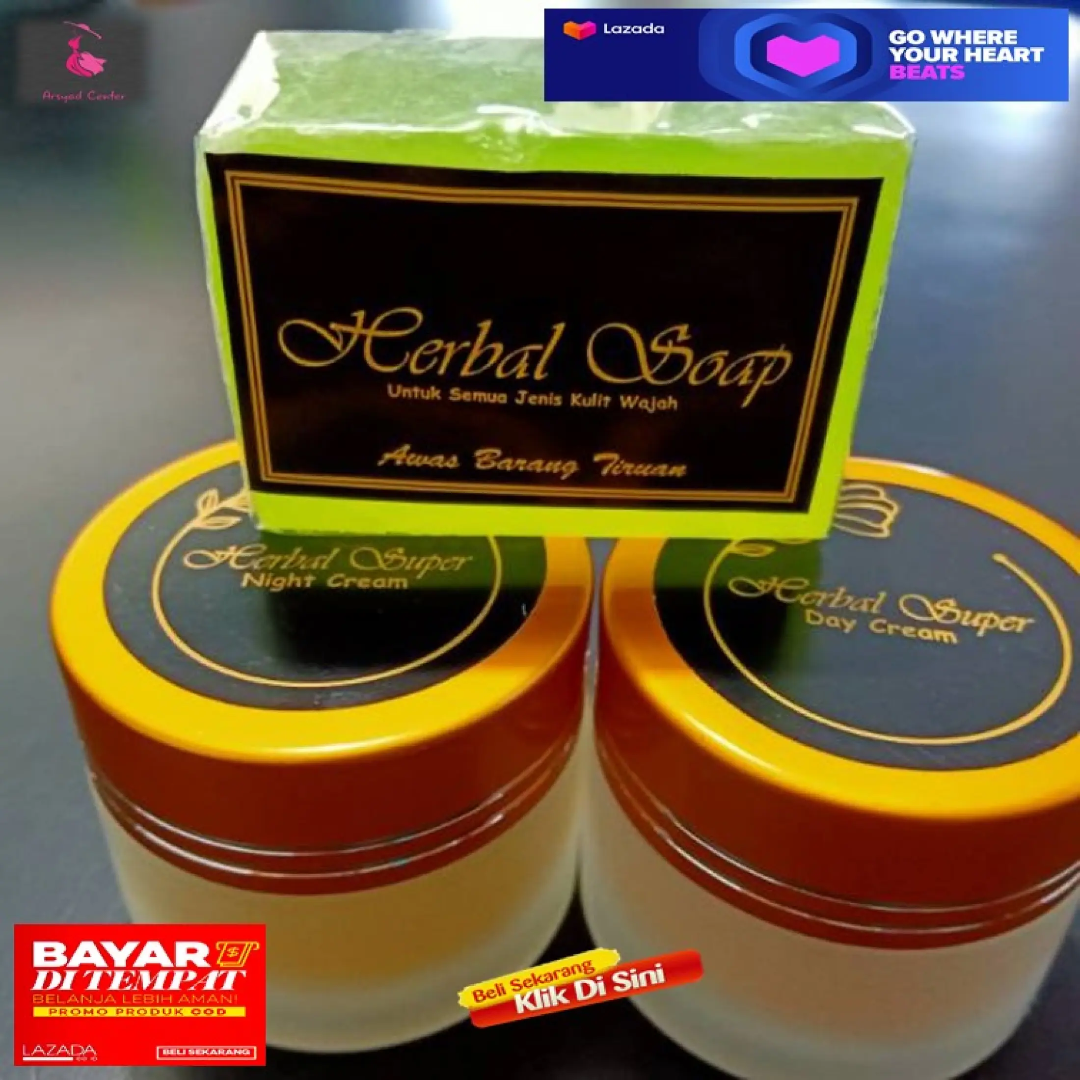 cream herbal glowing