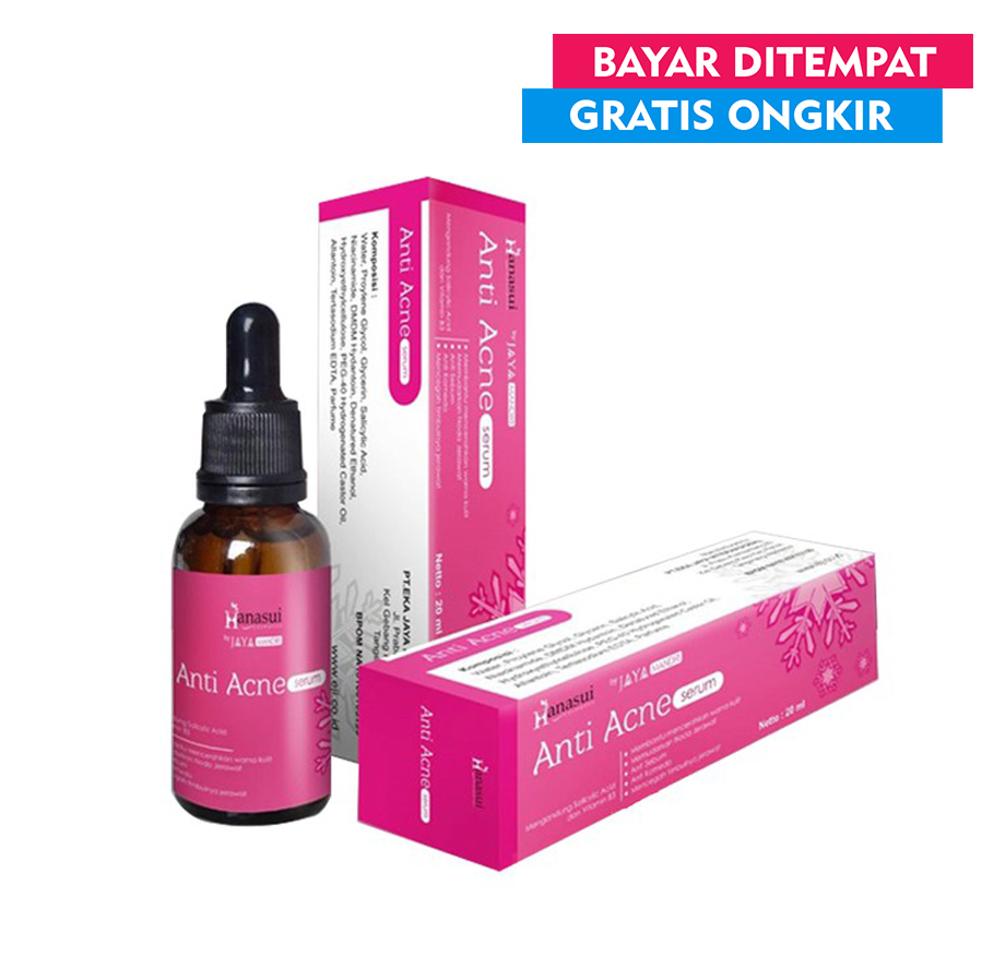 Beli 2 Gratis 1 3 Botol Serum Anti Acne Hanasui Original Penghilang Jerawat Original Bpom By Jaya Mandiri Xaiver Lazada Indonesia