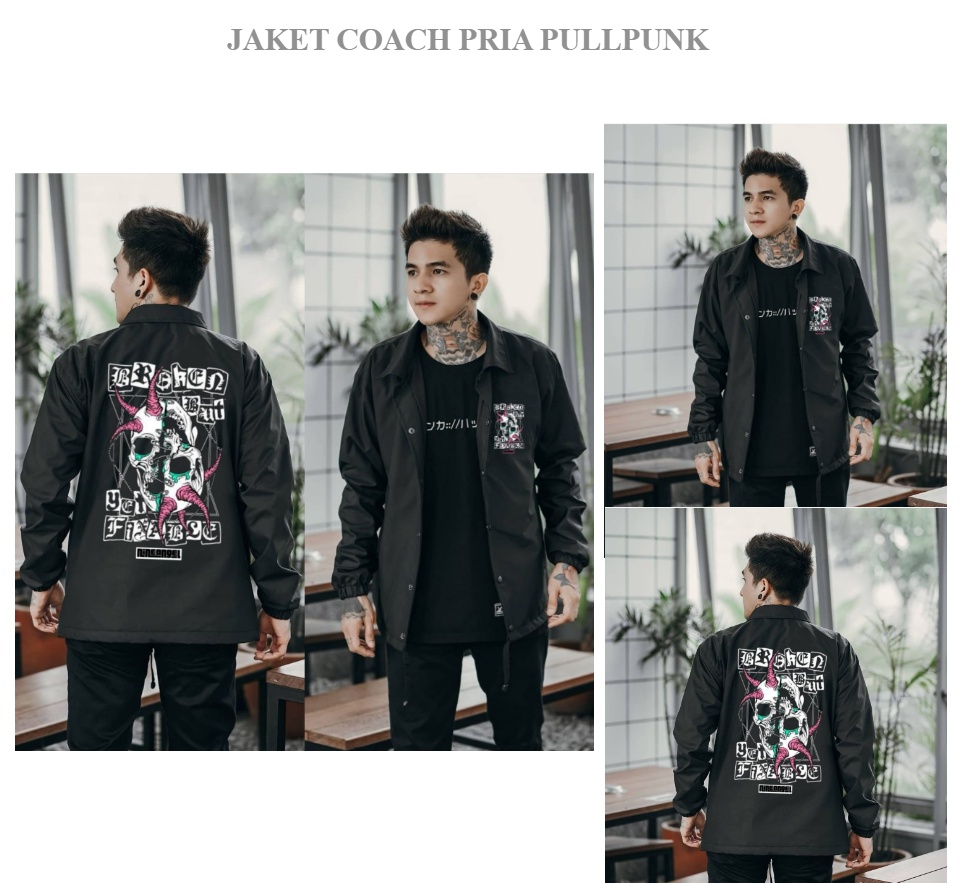 Jaket Coach Pria Skullpunk WIndbreaker Terbaru | Lazada Indonesia