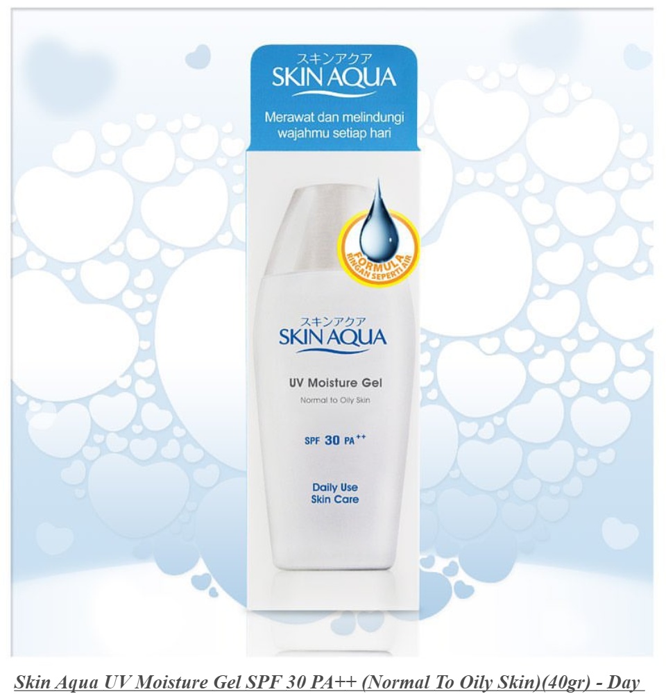 skin aqua uv moisture gel spf 30 pa   normal to oily skin