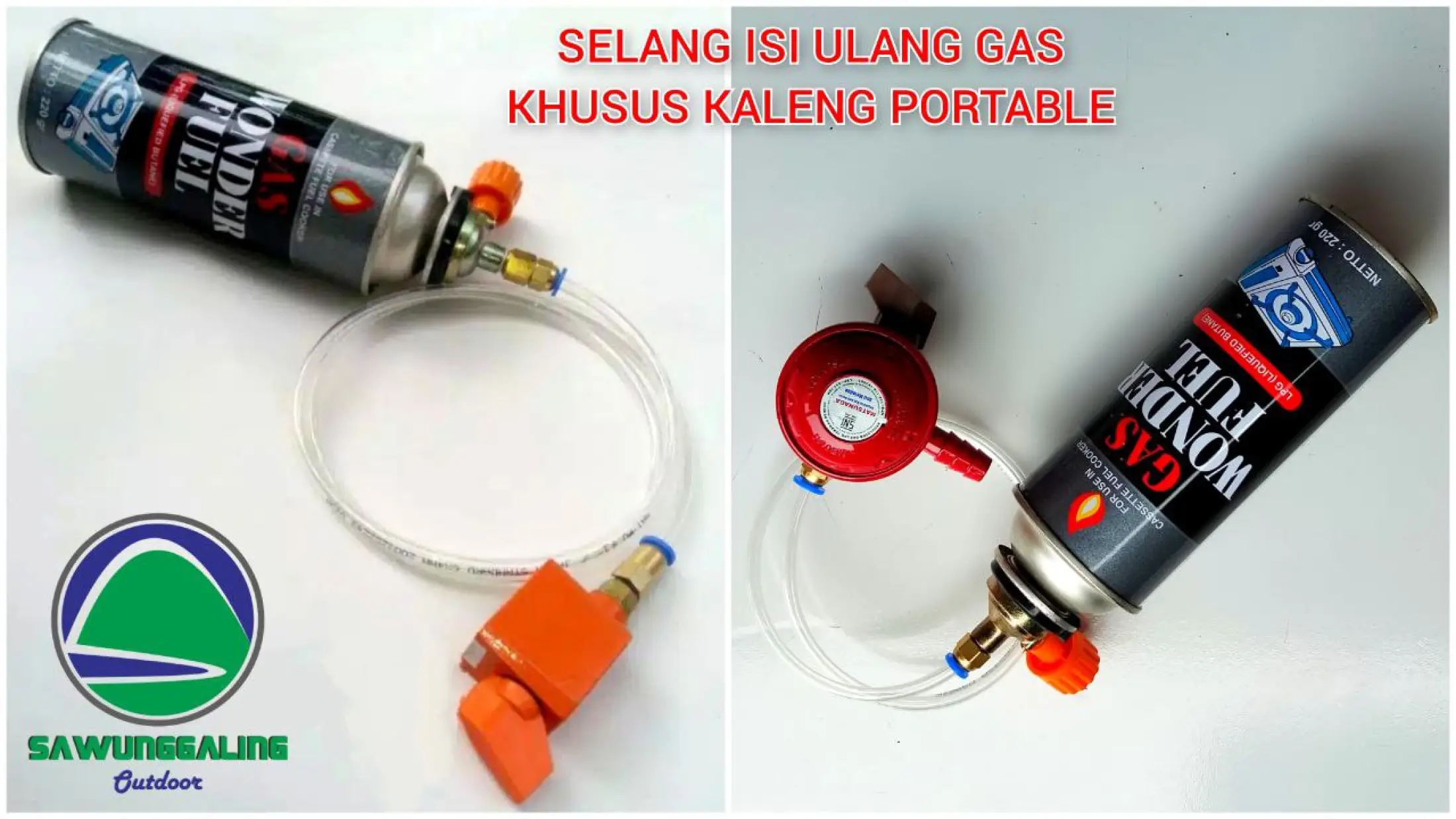 Selang Alat Isi Ulang Gas Kompor Portable Camping Lazada Indonesia