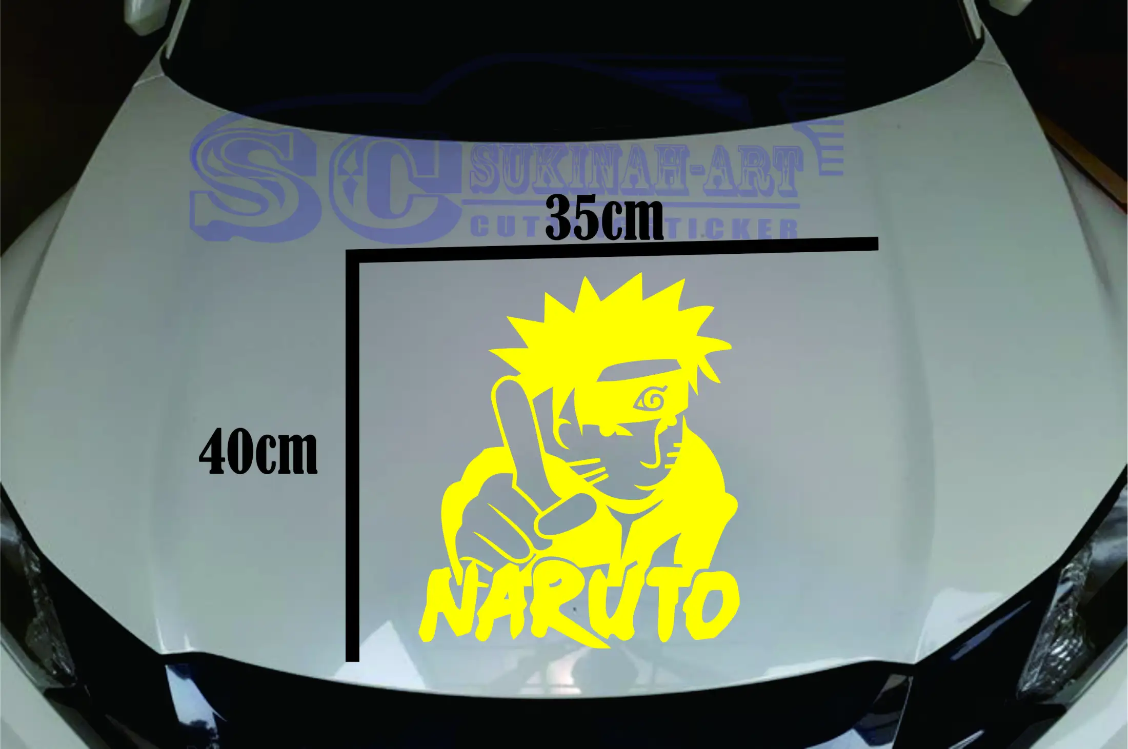 Cutting Sticker Mobil Gambar Kartun Naruto UKURAN 40X35 Buat Di Truk Dll0 Buat Di Truk Dll Lazada Indonesia
