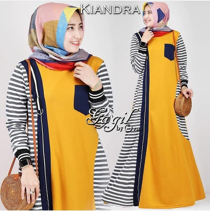 Kiana Dress Baju Wanita Gamis Terlaris Ty - Smart4K Design 
