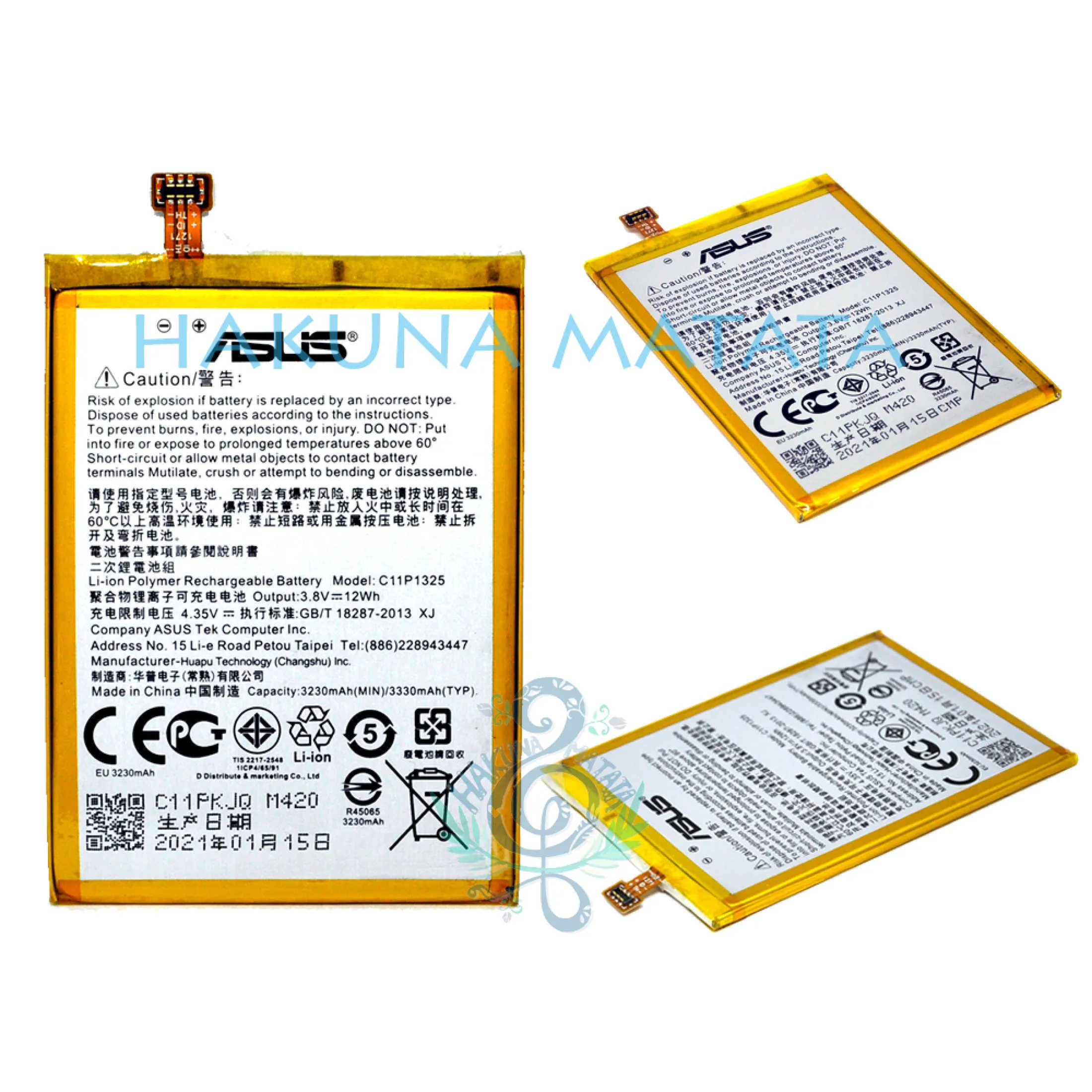 Original Baterai Asus Zenfone 6 A600cg A601cg T00g Z002 C11p1235 Batre Ori Battery Lazada Indonesia