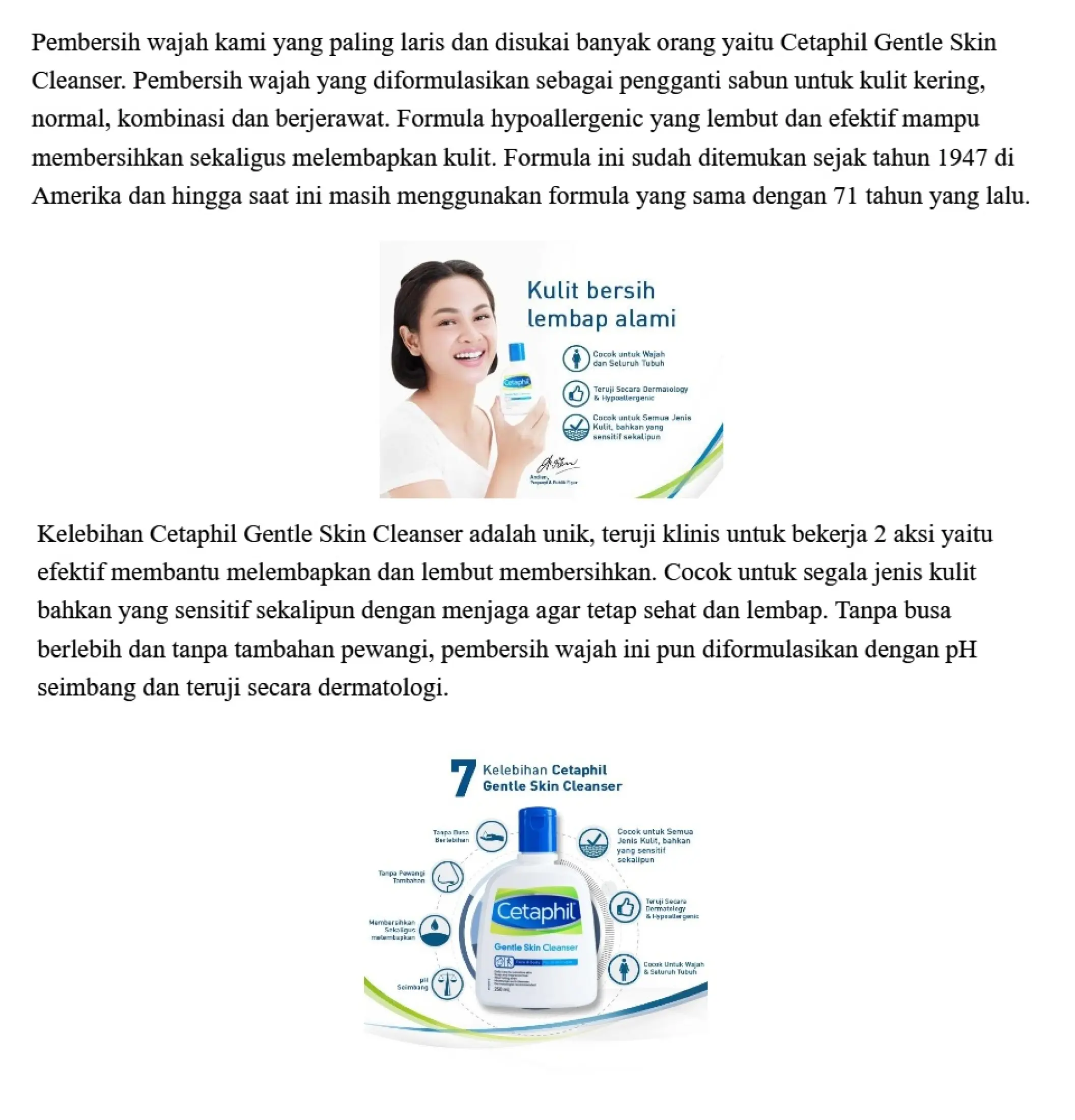 kelebihan cetaphil gentle skin cleanser