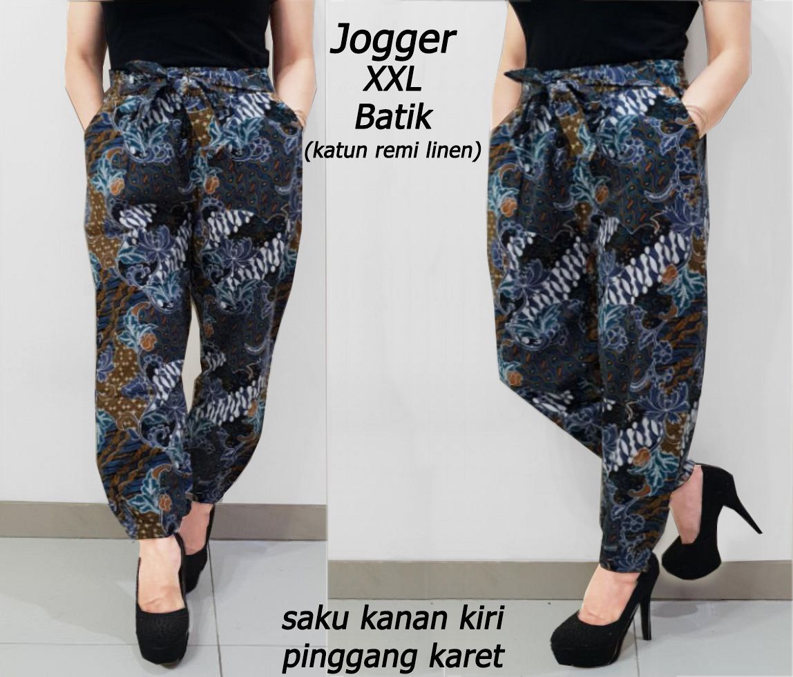 Celana Jogger  Batik Wanita  Model Baju  Trending