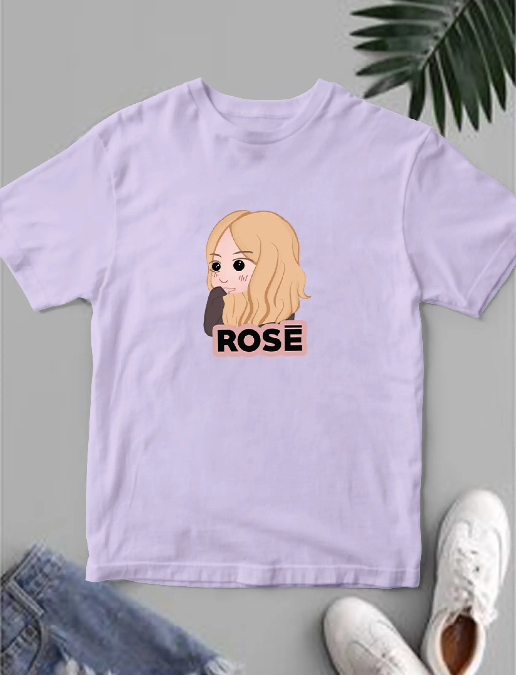 PAPAYA T SHIRT BLACKPINK ROSE BAJU CASUAL ATASAN WANITA KAOS GAMBAR KOREA BLUS JUMBO 2021 KARTUN KPOP Lazada Indonesia