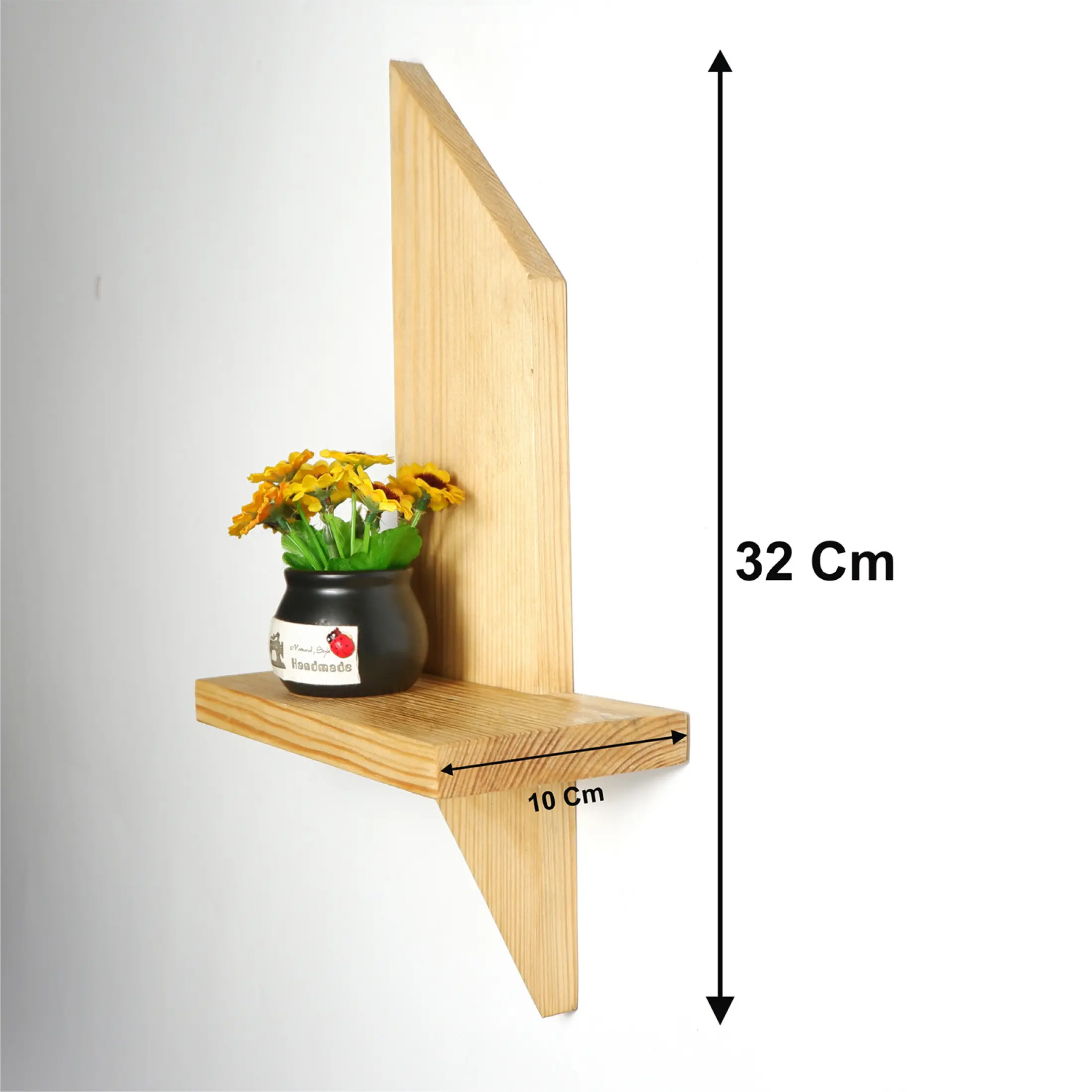 Rak Dinding Tempel Kayu Jati Belanda Rak Dinding Kayu Rak Dinding Minimalis Lazada Indonesia