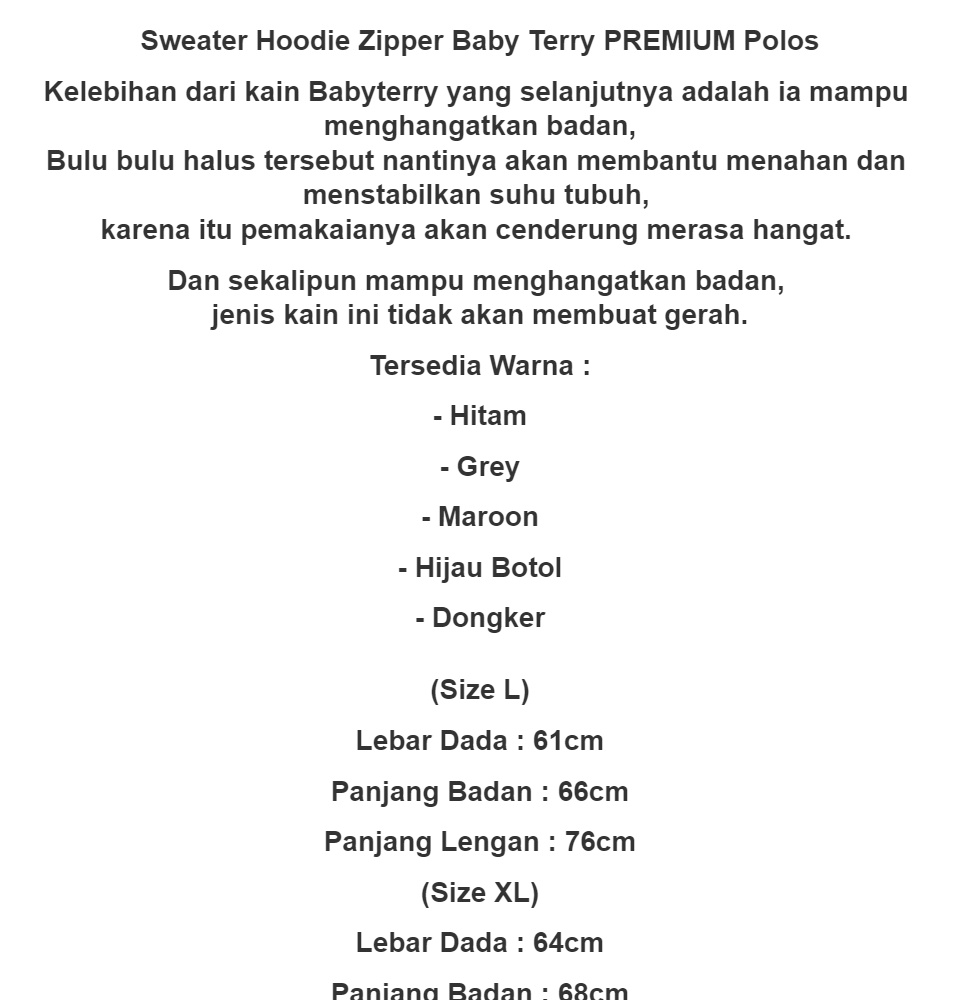 SOC Sweater Hoodie Zipper Baby Terry PREMIUM Polos Jacket Jaket