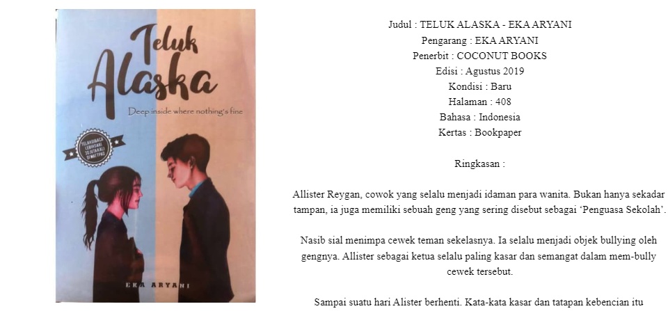 Novel Teluk Alaska Eka Aryani Novel Wattpad Murah Buku Remaja Lazada Indonesia