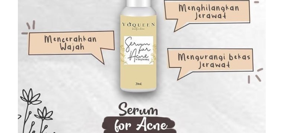 Paket Toner Cuka Apel Dan Serum For Acne By Yoqueen Beauty Lazada Indonesia