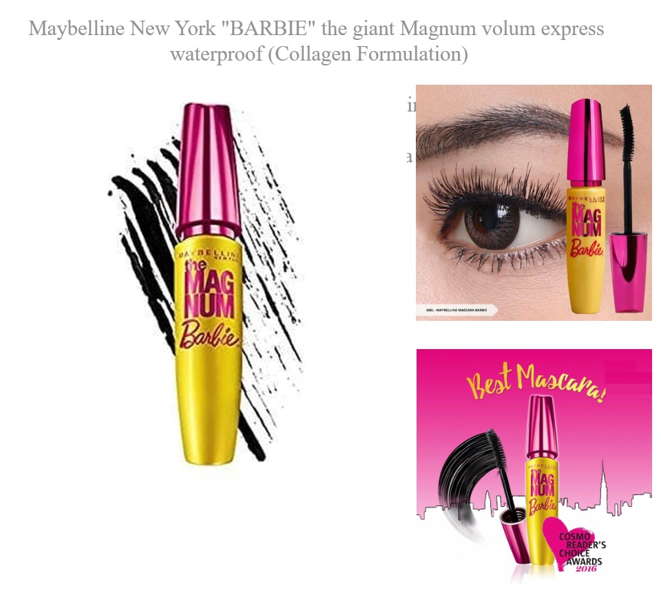 Cosmetics Magnum Barbie Mascara Maybelline BARBIE] MASCARA - Main Image