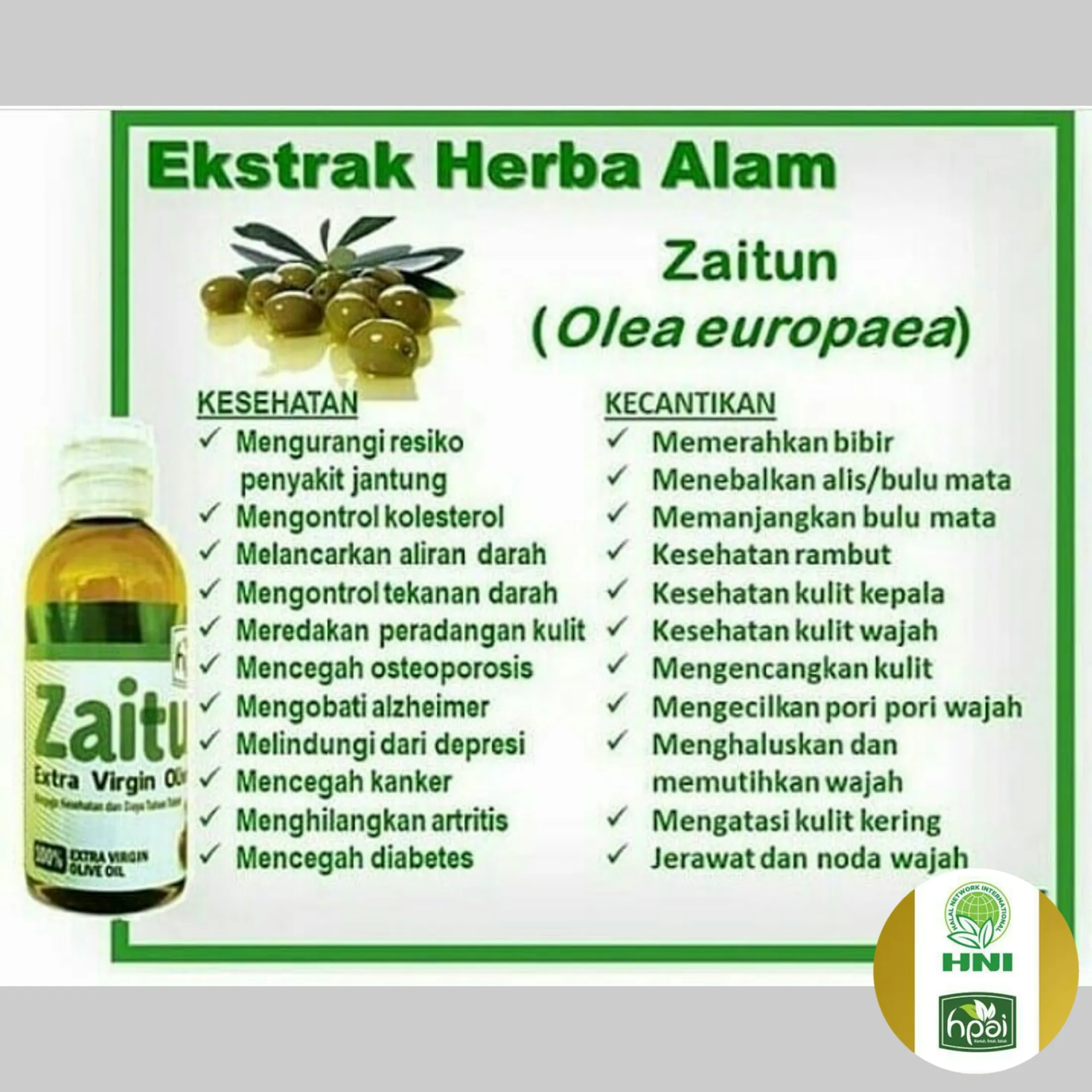 Minyak Zaitun Hpai Minyak Zaitun 60ml Extra Virgin Olive Oil Adalah Minyak Zaitun Berkualitas Terbaik Atau Grade A 100 Original Lazada Indonesia Minyak Zaitun Hpai Minyak Zaitun 60ml Extra Virgin Olive Oil Adalah Minyak Zaitun Berkualitas Terbaik Atau Grade A 100 Original Lazada Indonesia