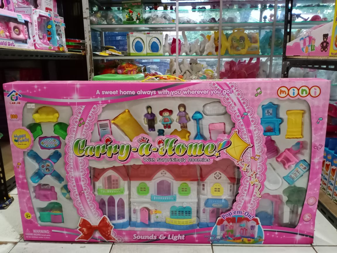 Istana Mainan Mainan Anak Rumah Anak Carry A Home Mainan Rumah Rumah Furniture Anak Lazada Indonesia