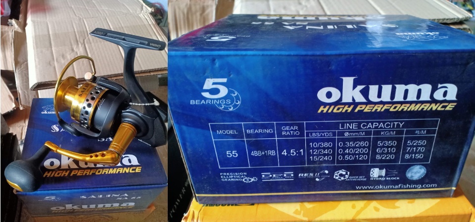 harga reel okuma salina sa 55 Reel Pancing Laut Okuma Salina SA55 Power Handle Alluminium Body - Lazada