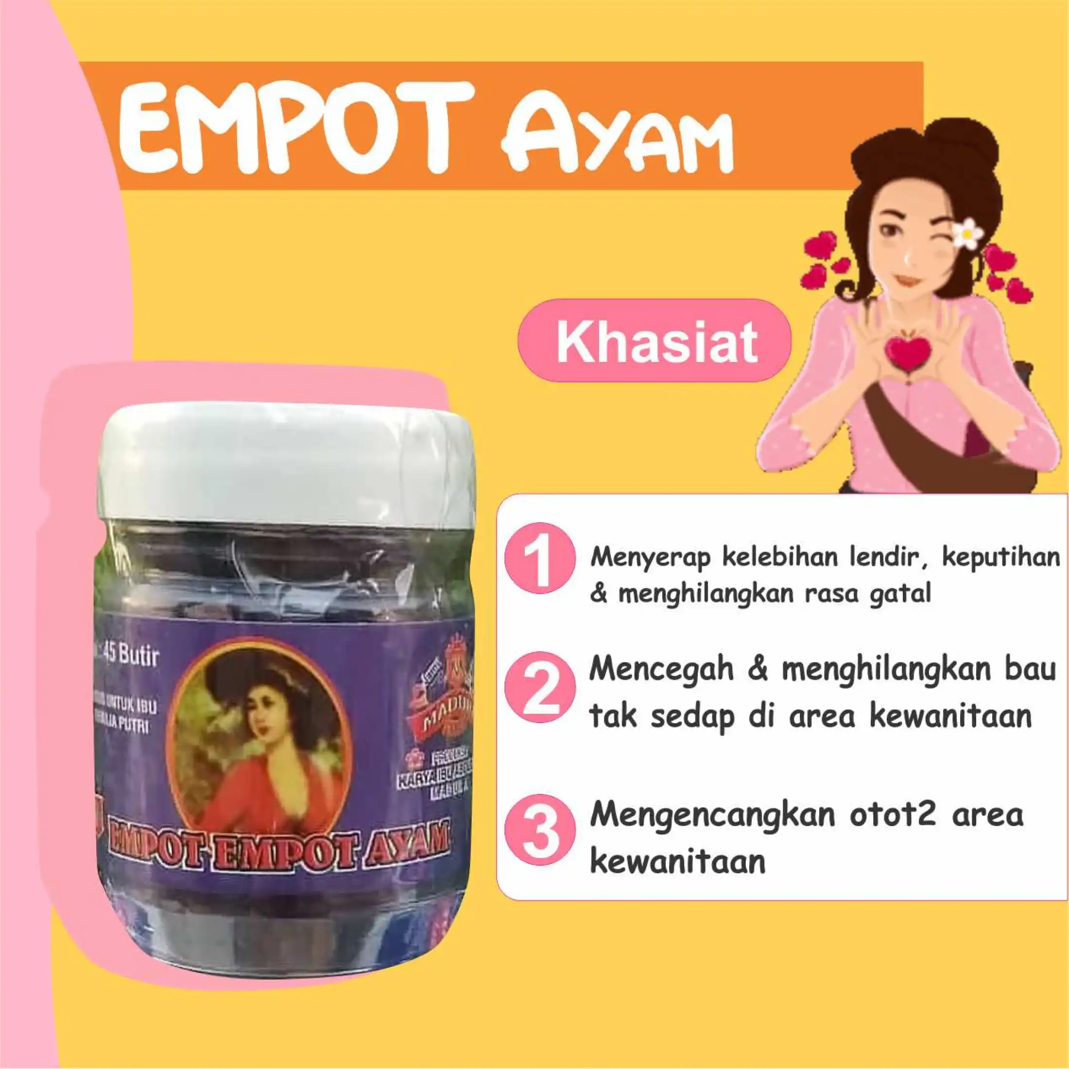 Bikin Mencengkram Cod Jamu Herbal Empot Ayam Super Kia Obat Biang Perapat Vagina Rapet Dan Keset Original Jamu Ramuan Asli Madura 100 Merapatkan Miss V Bikin Keset Berdenyut Denyut Nikmat Pasti