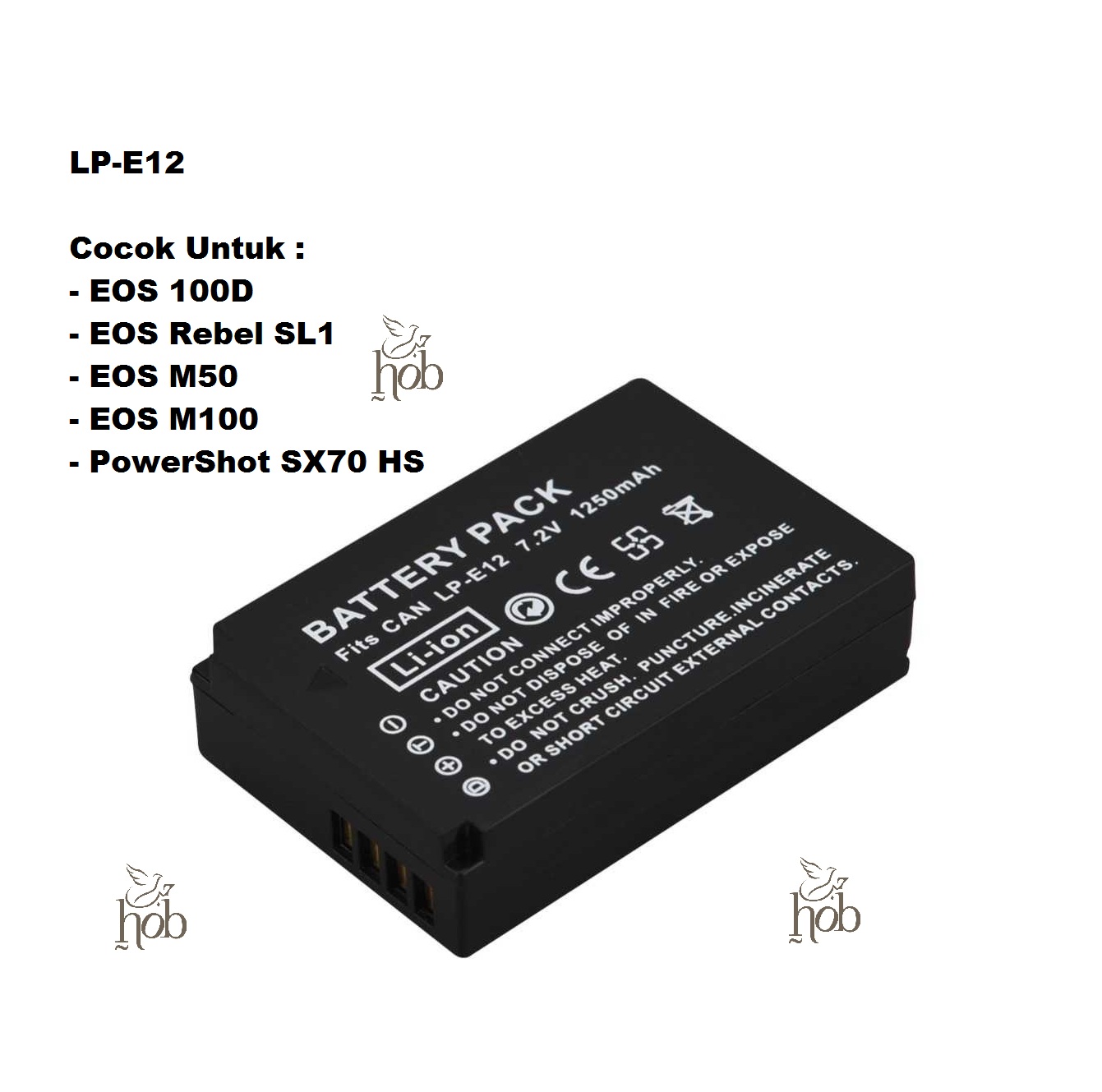 Camera Battery Charger for Canon LP-E12 EOS Rebel SL1 M M2 M10 M50 M100 SX70