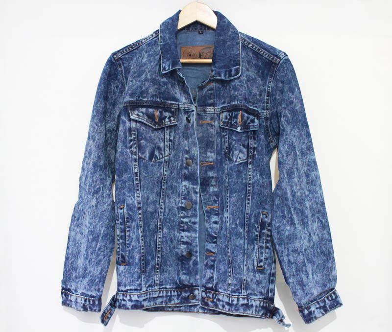 jaket jeans acid wash