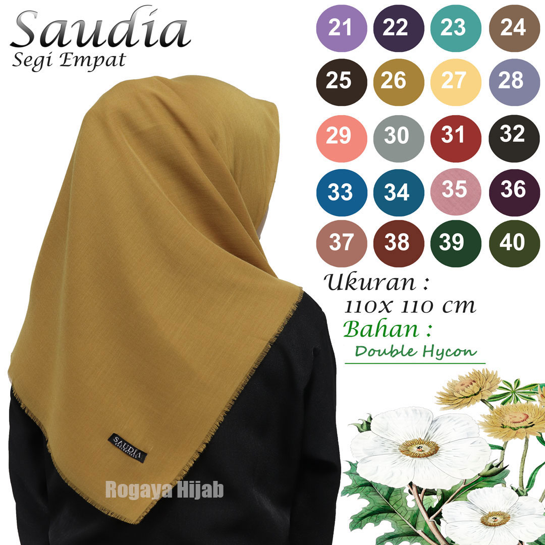  Warna Jilbab Saudia Yang Cocok Untuk Semua Baju  Katalog 