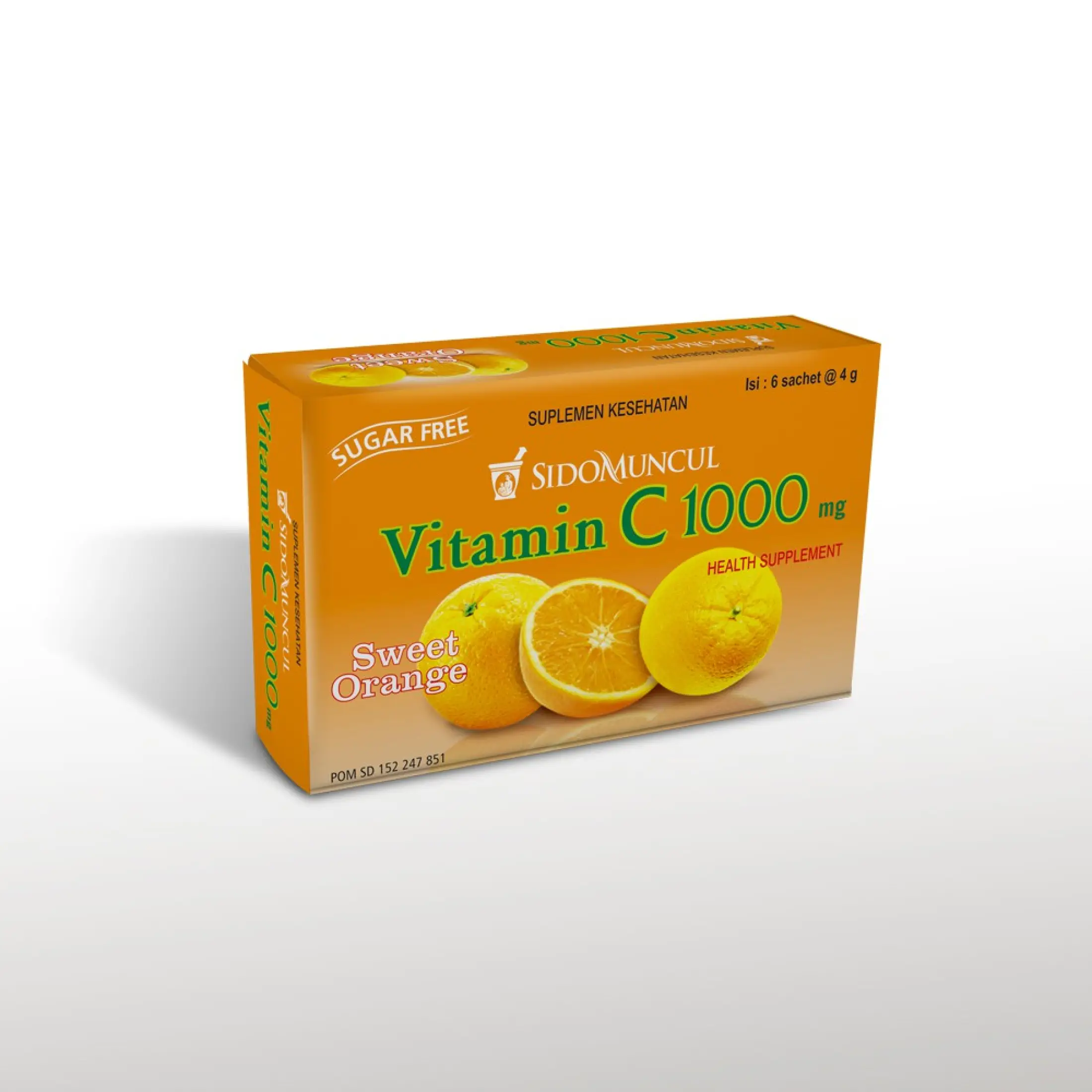 Vitamin C 1000 Serbuk Sweet Orange Dan Lemon 6 S Sido Muncul Menjaga Daya Tahan Tubuh Lazada Indonesia