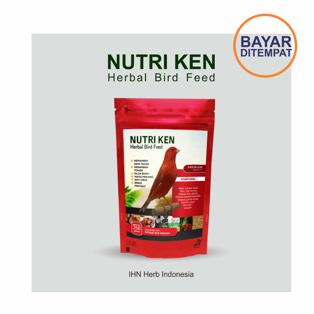 Nutri Ken Herbal Pakan Burung Khusus Burung Kenari Pakan