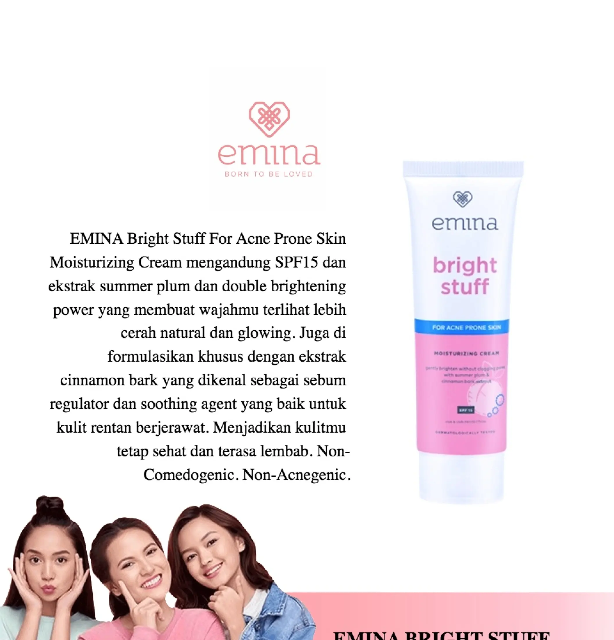 moisturizer untuk kulit acne prone skin