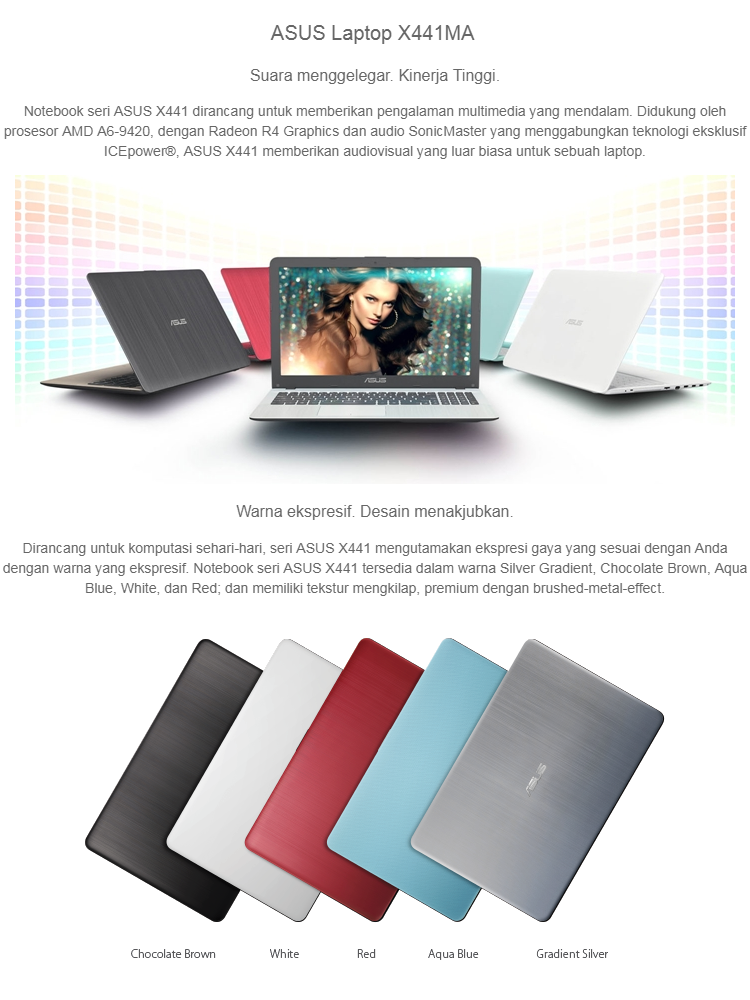 Warna Laptop Asus X441ma | Arsip Asus