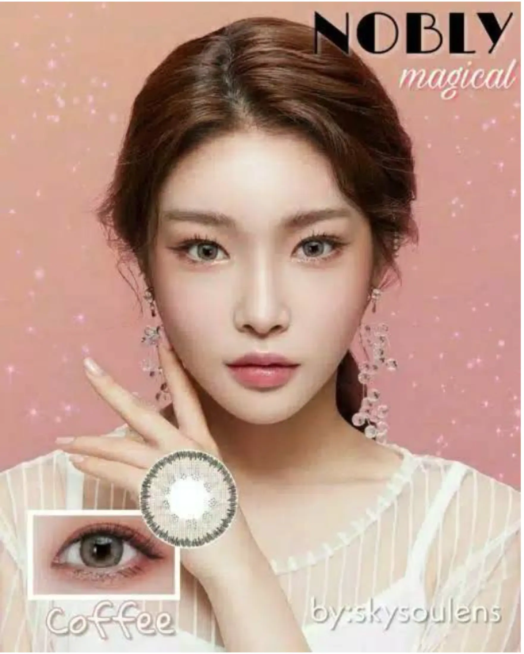 Softlens Nobly Magical Idol Roze 15mm Lazada Indonesia