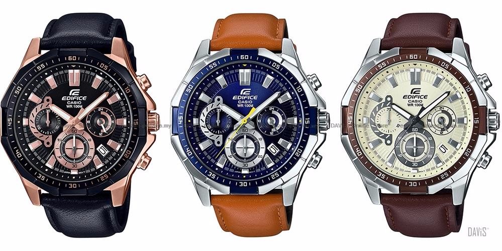 Spesifikasi dari Jam Tangan Pria Casio Edifice EFR-554L- Leather Series