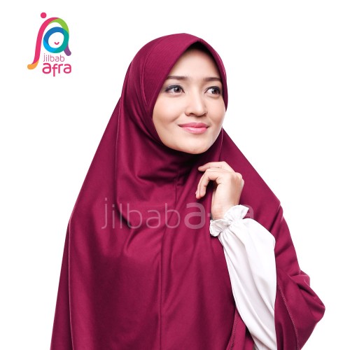 Jilbab Merah Maroon