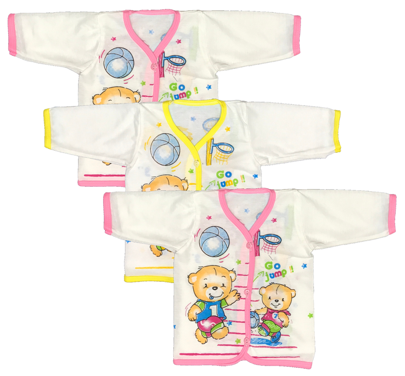 Jual Bayie 3 Pcs Baju Bayi Lengan Panjang Melody Boy New Born Umur 0 3 Bulan Baju Rumah Anak Laki Laki Anak Perempuan Bayie