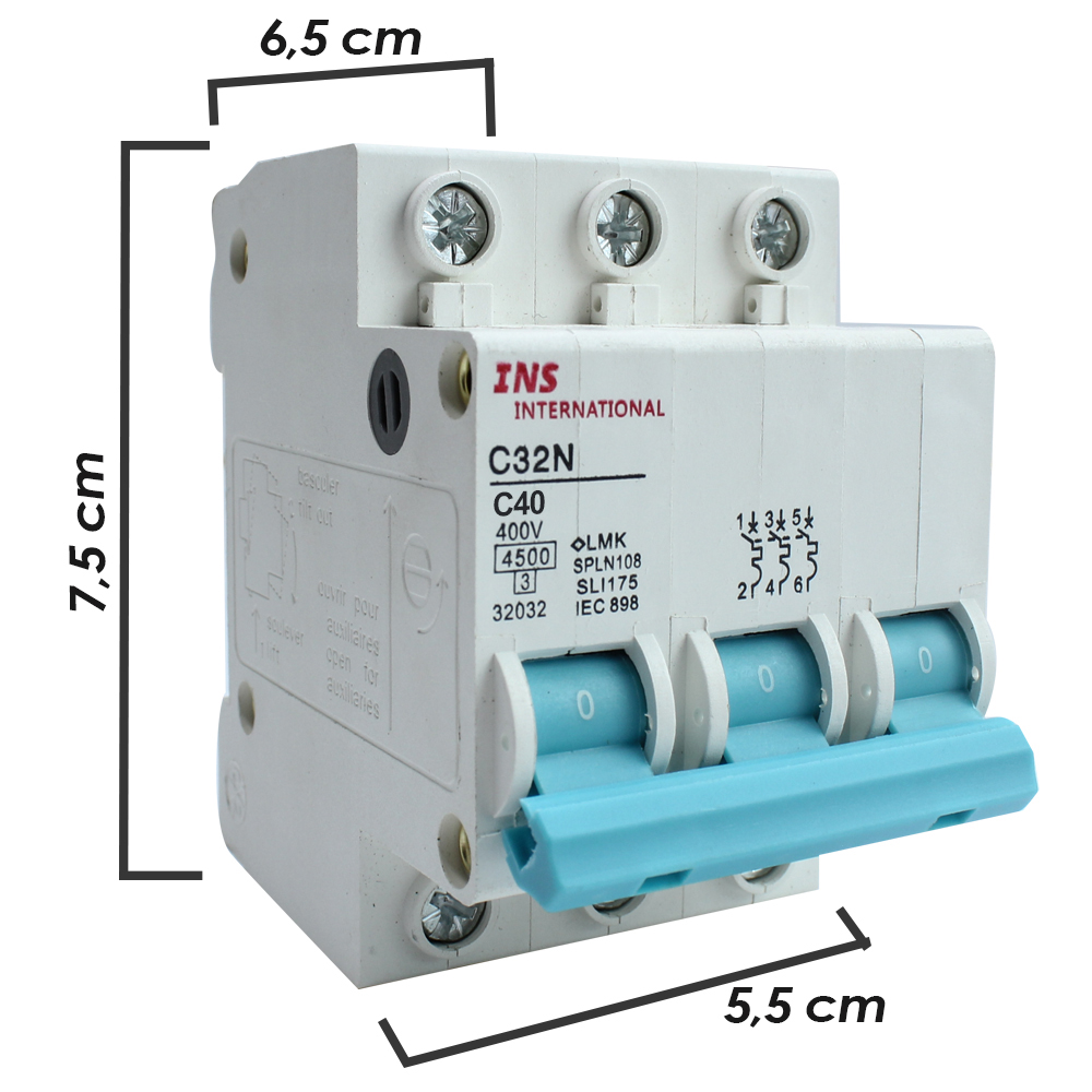 Jual Weitech Mcb Ins Com C32n Circuit Breaker Pemutus Sirkit 3 P 16a 20a 25a 32a 40a Ampere 3 Pahse Mcb 3 Phase Sukses Techindo