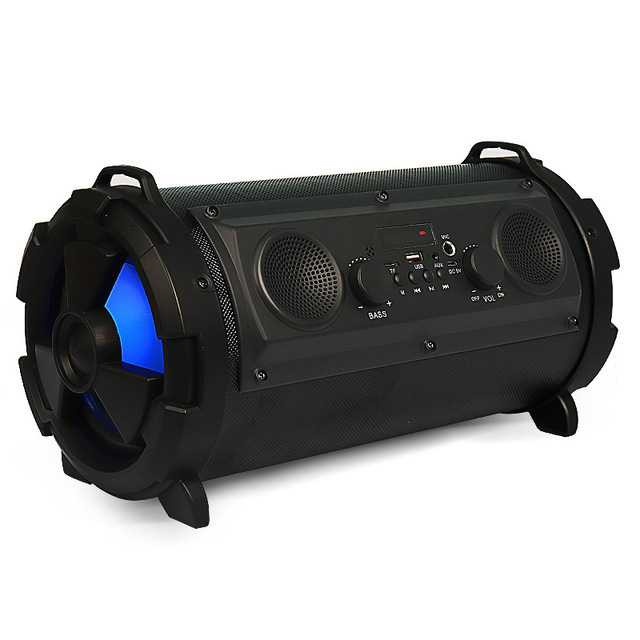 Rojem Outdoor Portable Bluetooth Speaker Subwoofer With Mic Speker