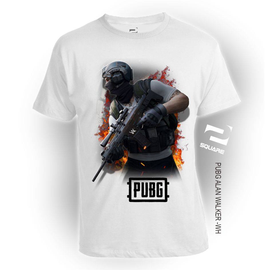 Baju Anak Kaos 3D Anak Kaos 3D Anak PUBG ALAN WALKER Kaos 3D Square