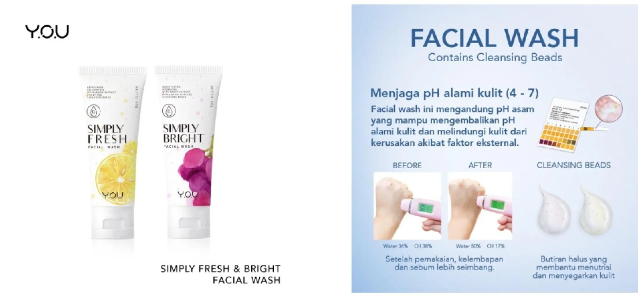 simply fresh facial wash