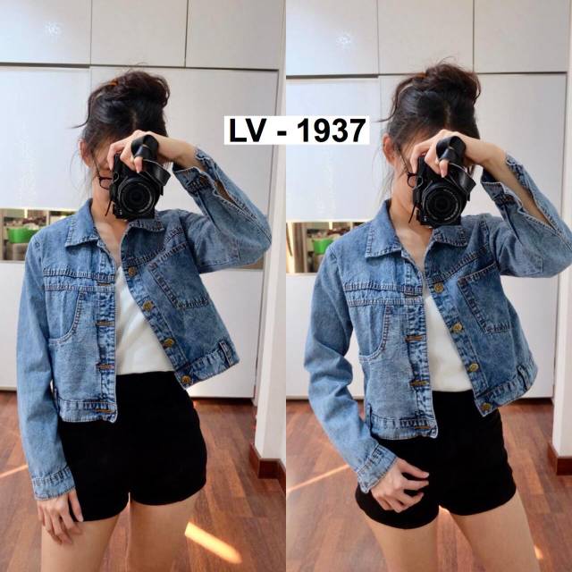 jaket jeans korean style