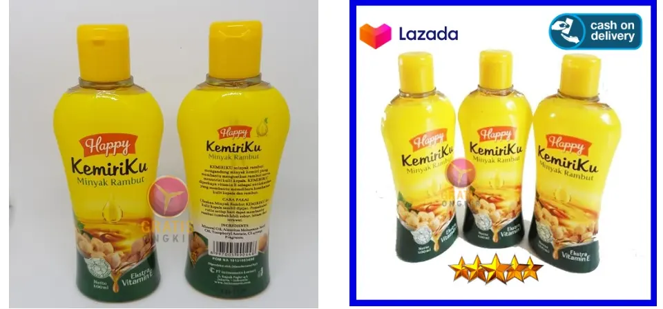 Minyak Rambut Happy Kemiriku 100 Ml Minyak Penyubur Rambut Happy Kemiriku Minyak Rambut Minyak Rambut Minyak Kemiri Penyubur Rambut Lazada Indonesia