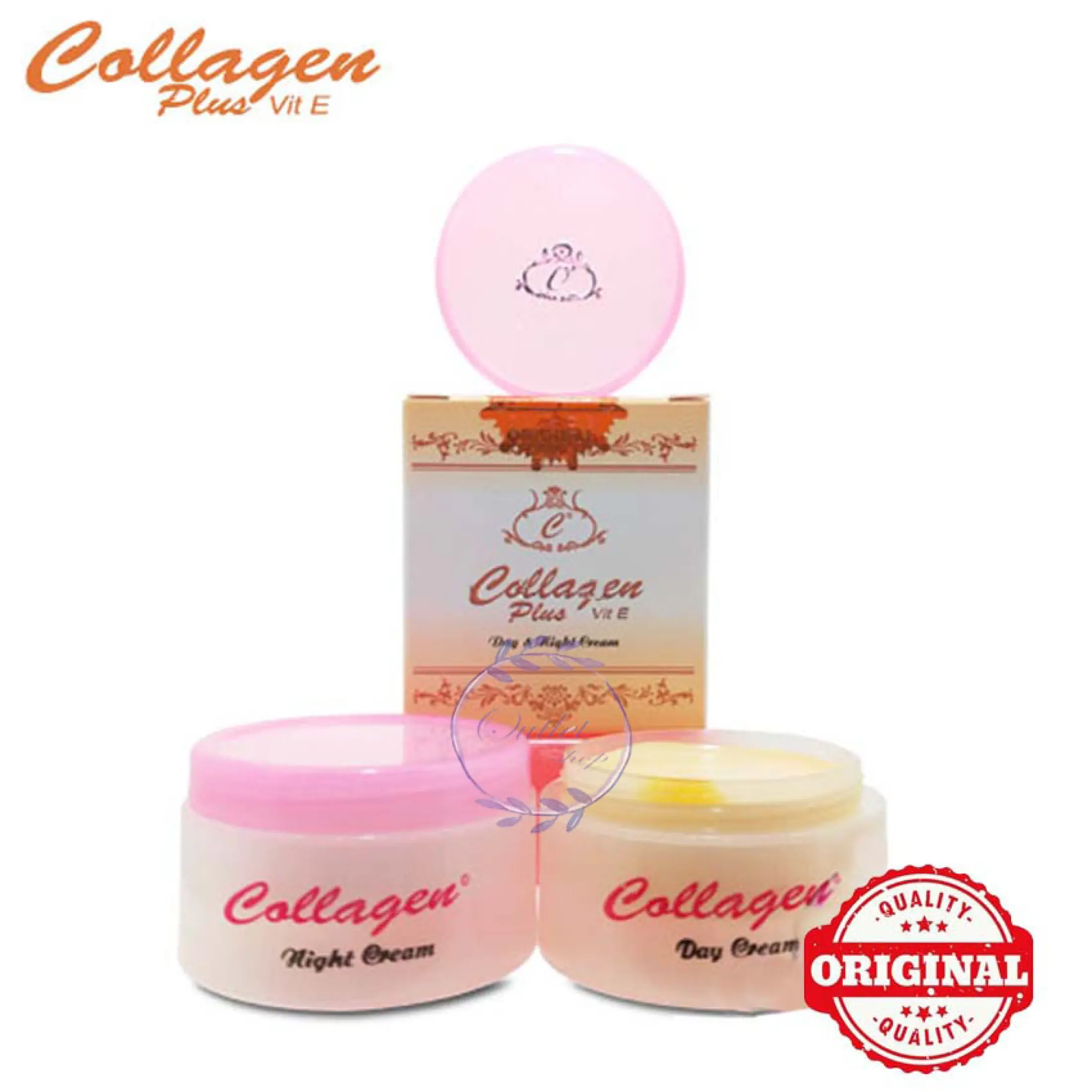 Collagen Cream Day And Night 1000 Asli Krim Siang Dan Malam Collagen Lazada Indonesia