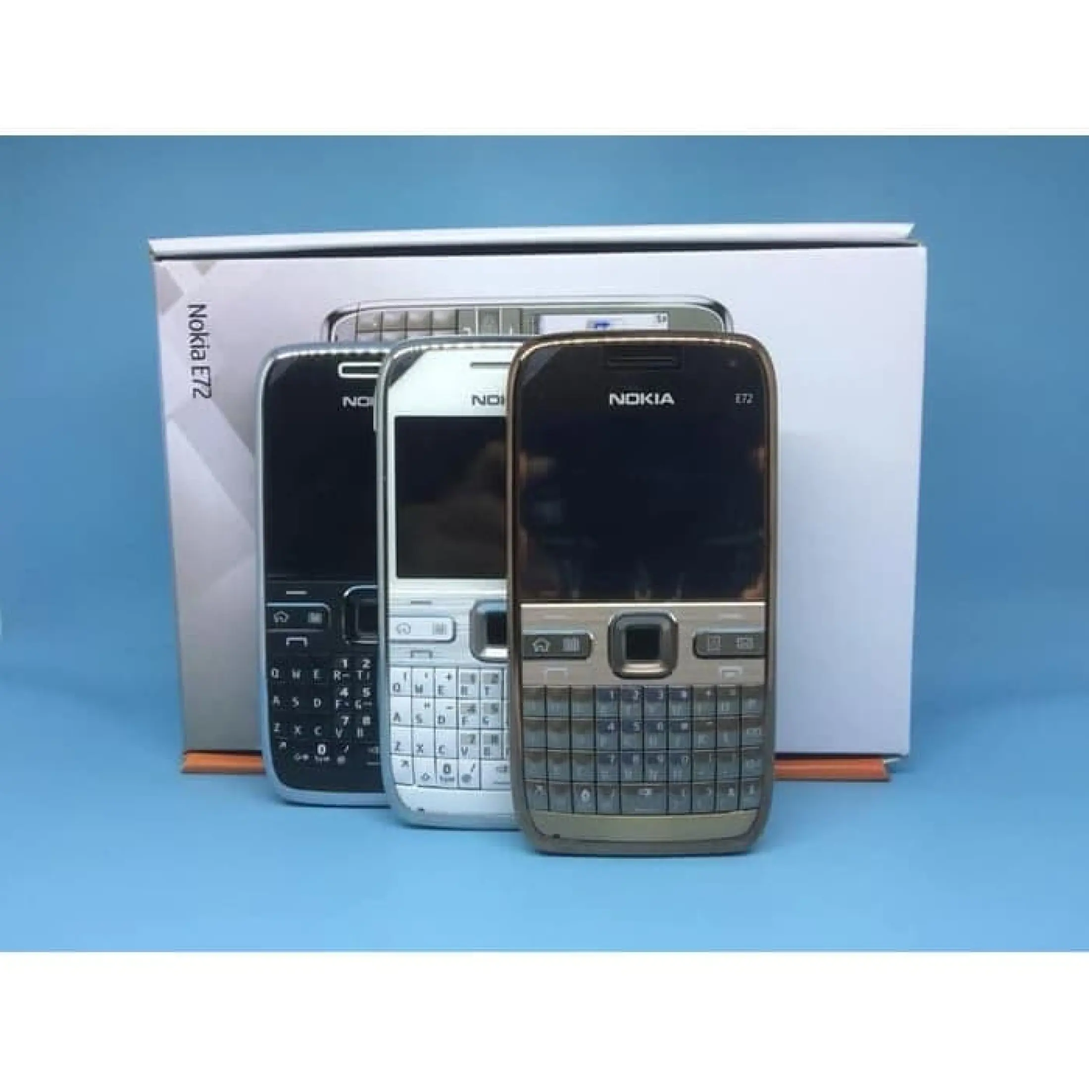 Handphone Hp Nokia Jadul E72 Kapasitas Memori Lebih Besar Internal 250 Mb Dan Ram 128 Mb Microsd Up To 4 Gb Fitur Accelerometer Kamera Gahar 5 Mp Dengan Led Flash Dan Auto Focus Feature Phone Terbaik Murah Meriah Bergaransi