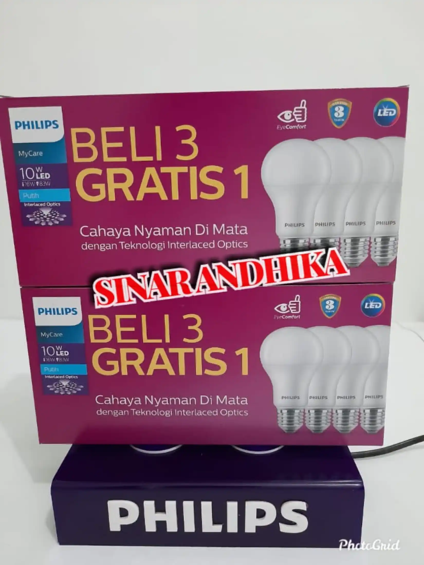 Lampu Philips Led 10 Watt Pack Lazada Indonesia