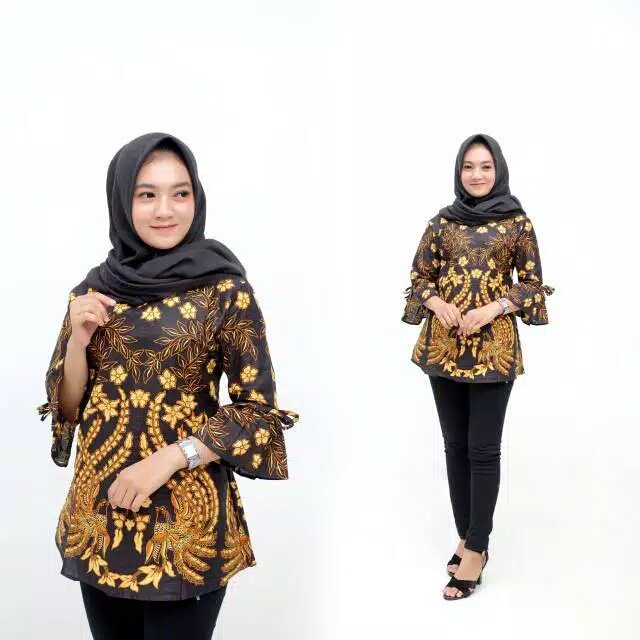 20+ Inspirasi Baju Batik Coklat Tua Cocok Dengan Jilbab Warna Apa