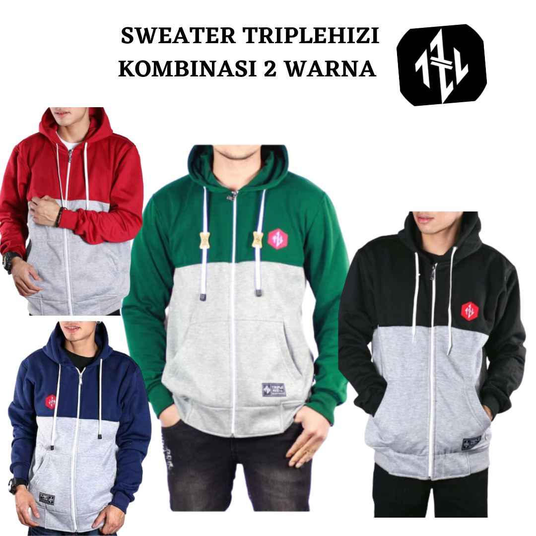 jaket sweater hoodie zipper
