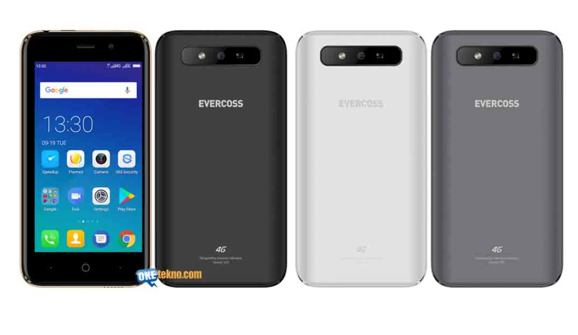 Evercoss S45 4g Lte Ram 1gb Rom 8gb Dual Sim Hp Camera 5mp With Flash Face Unlock Garansi Resmi Lazada Indonesia