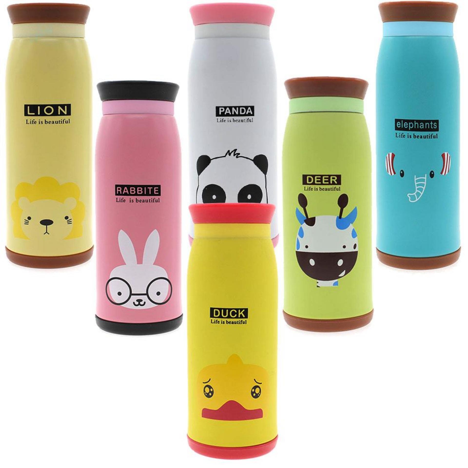 Owl Shop Thumbler Animal Termos Air Animal Karakter 500ml Tupperware Botol Minum